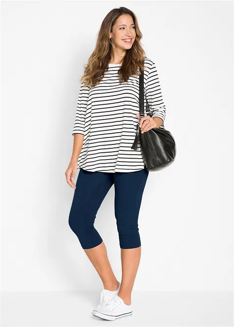 Stretchiga caprileggings (2-pack), bonprix