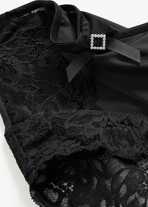 Midjetrosa med mjuk spets, bonprix