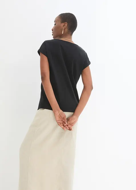 Topp med sidenandel, bonprix