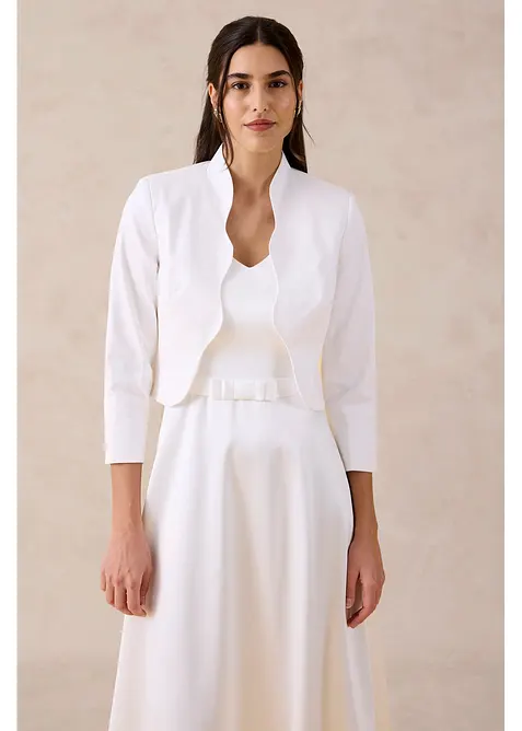 Bolero i fintr&aring;dig bomull, bonprix