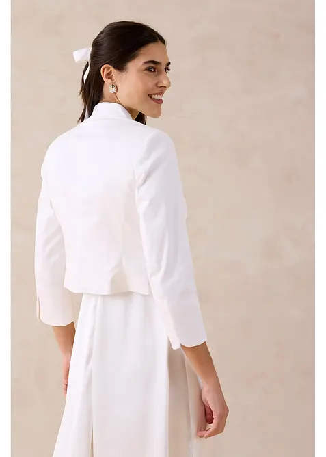 Bolero i fintr&aring;dig bomull, bonprix