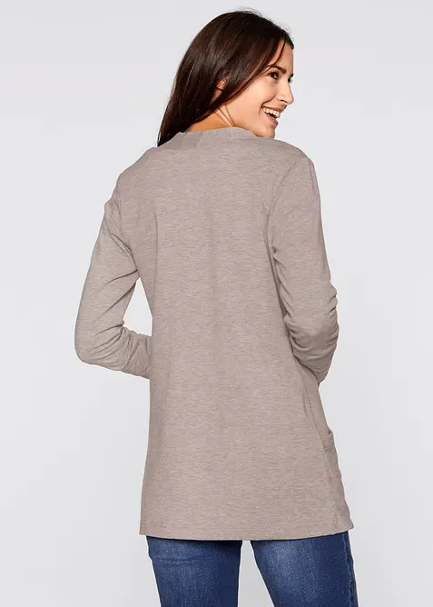 Stretchcardigan i mjuk viskosmix, bonprix