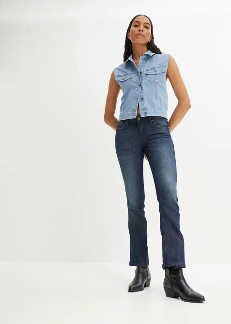 Stretch Bootcut Jeans Mid Waist, bonprix