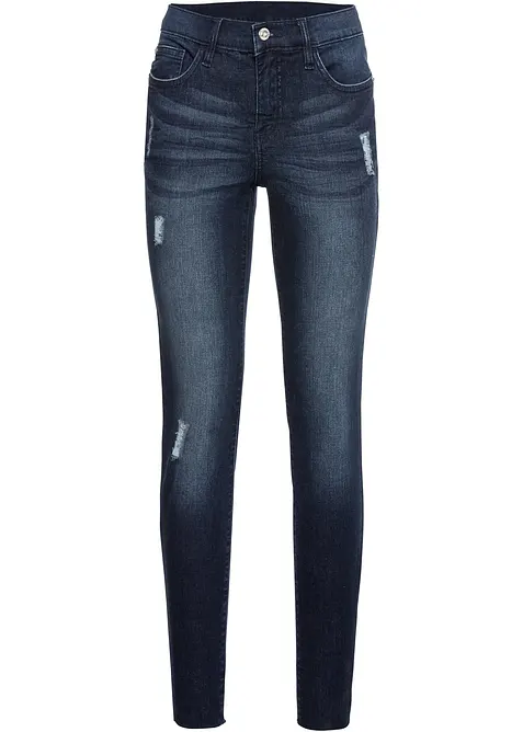 Skinny Jeans Mid Waist, kroppade, bonprix