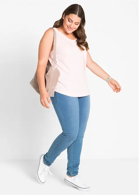 Highwaist-jeans i Slim Fit med Super Stretch, bonprix