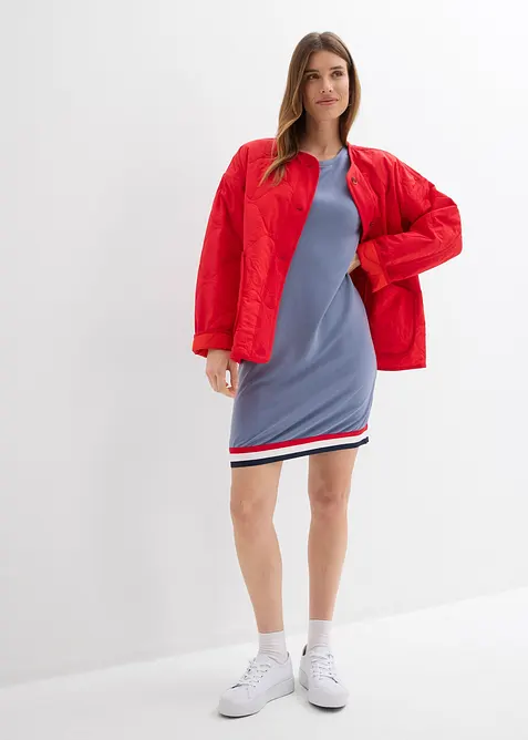 Jerseykl&auml;nning i mjuk viskosmix, bonprix