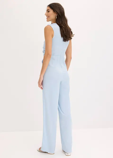 Jumpsuit i glansig satin, bonprix