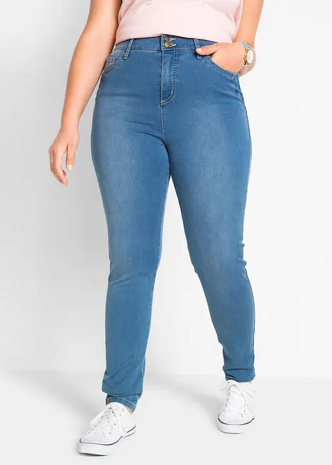 Highwaist-jeans i Slim Fit med Super Stretch, bonprix