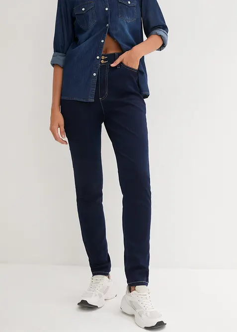 Highwaist-jeans i Slim Fit med Super Stretch, bonprix
