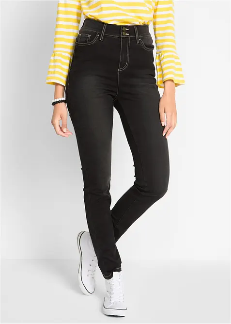 Highwaist-jeans i Slim Fit med Super Stretch, bonprix