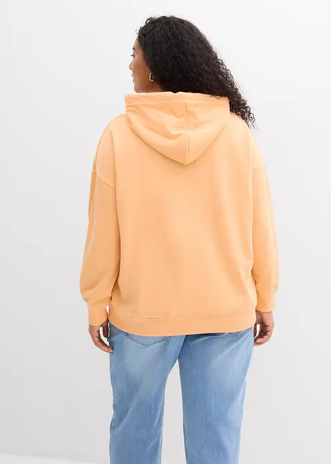 Sweatshirt i oversizemodell med huva, bonprix