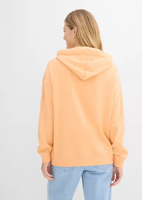 Sweatshirt i oversizemodell med huva, bonprix
