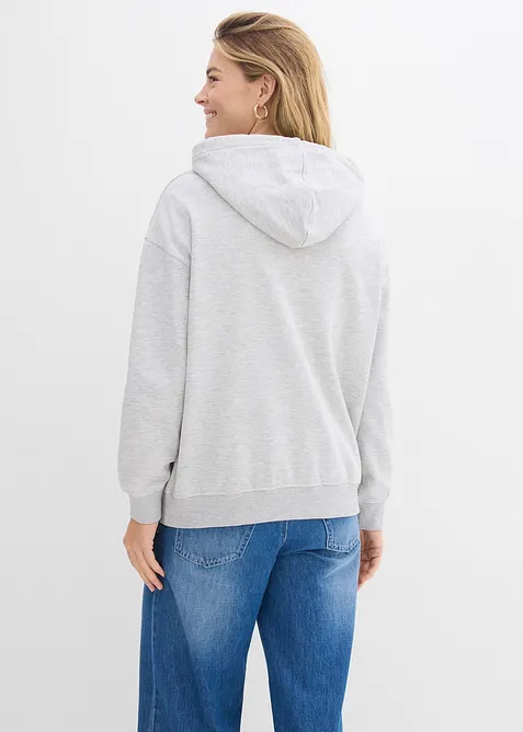 Sweatshirt i oversizemodell med huva, bonprix
