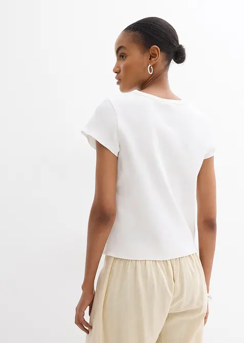 T-shirt i ren ekologisk bomull, bonprix