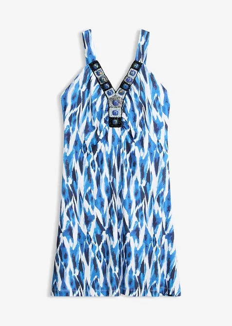 A-linjeformad jerseykl&auml;nning, bonprix