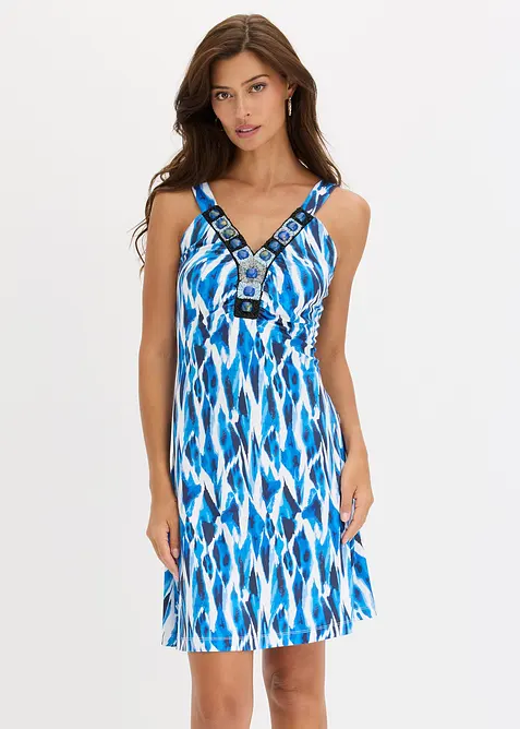 A-linjeformad jerseykl&auml;nning, bonprix