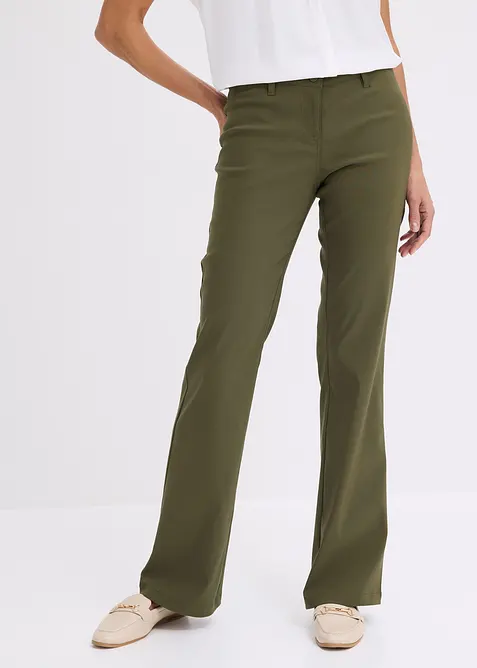 Stretchbyxa i bootcutmodell, bonprix