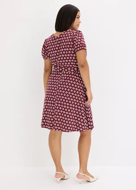 Jerseykl&auml;nning i viskosmix, bonprix