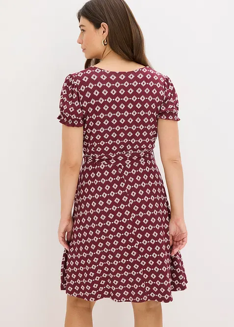 Jerseykl&auml;nning i viskosmix, bonprix