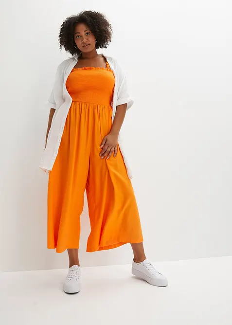 Jumpsuit i f&ouml;ljsam viskos, bonprix