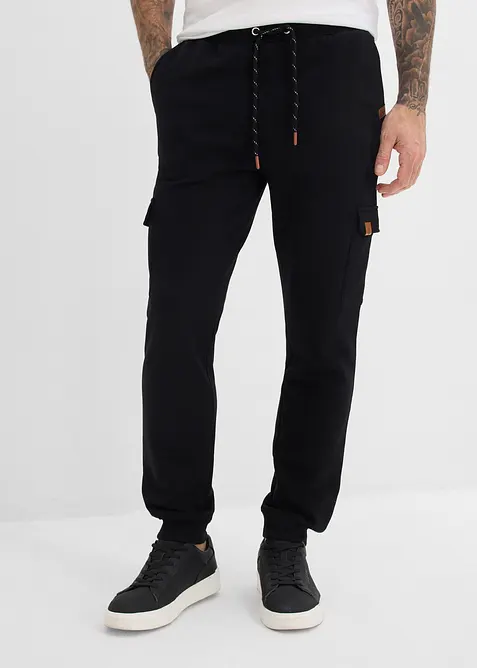 Joggingbyxa i cargomodell, av ekologisk bomull, bonprix