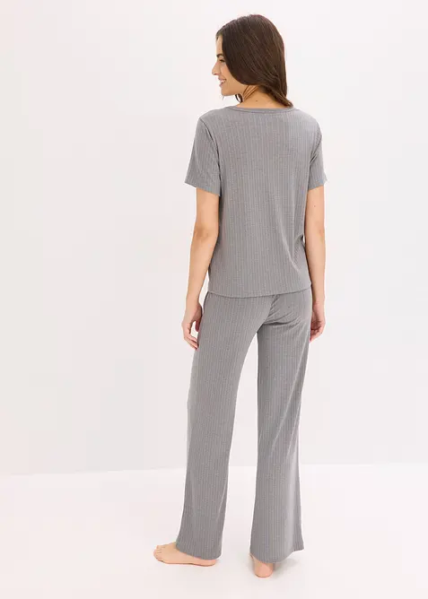 Myskl&auml;der av ribbad viskos, bonprix