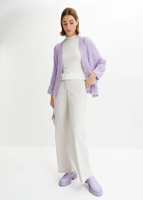 H&aring;lm&ouml;nstrad cardigan, bonprix