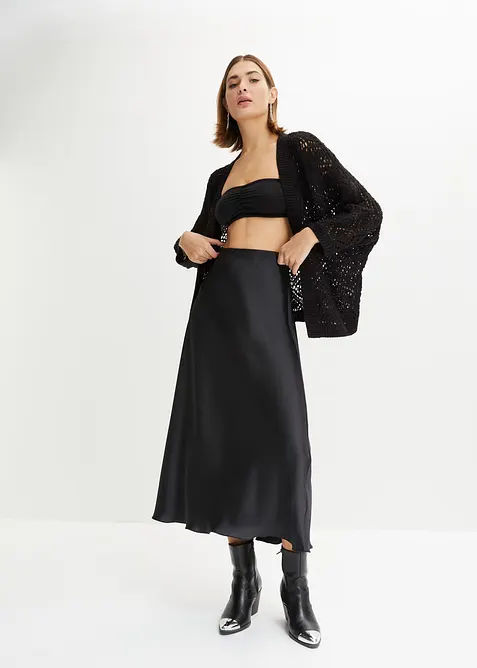 H&aring;lm&ouml;nstrad cardigan, bonprix