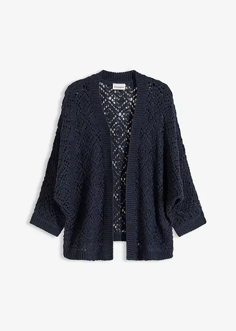 H&aring;lm&ouml;nstrad cardigan, bonprix