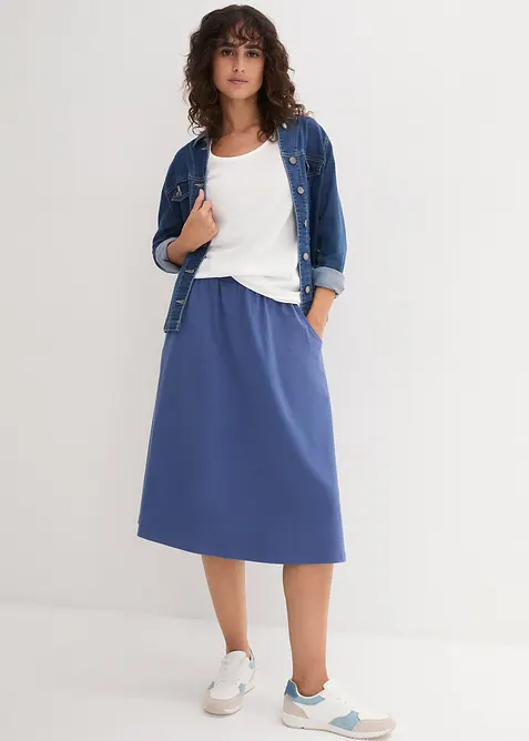 L&aring;ngt linne av bomull (5-pack), bonprix