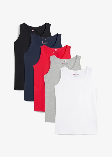 L&aring;ngt linne (5-pack), bonprix