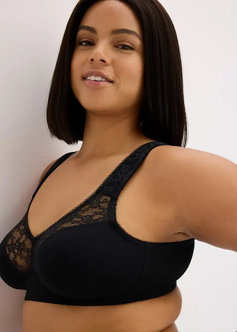 Minimizer-BH utan bygel, med ekologisk bomull (2-pack), bonprix