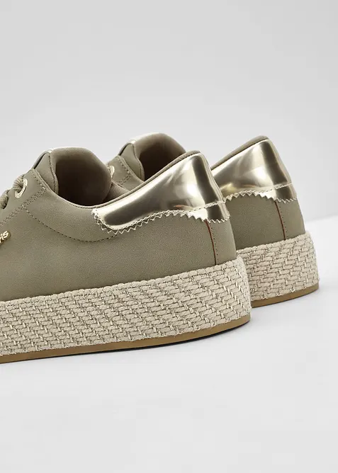 Sneakers fr&aring;n Tamaris, med sula i baststil, Tamaris