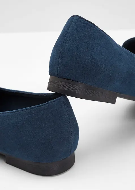 Loafers med fl&auml;tade remmar, bonprix