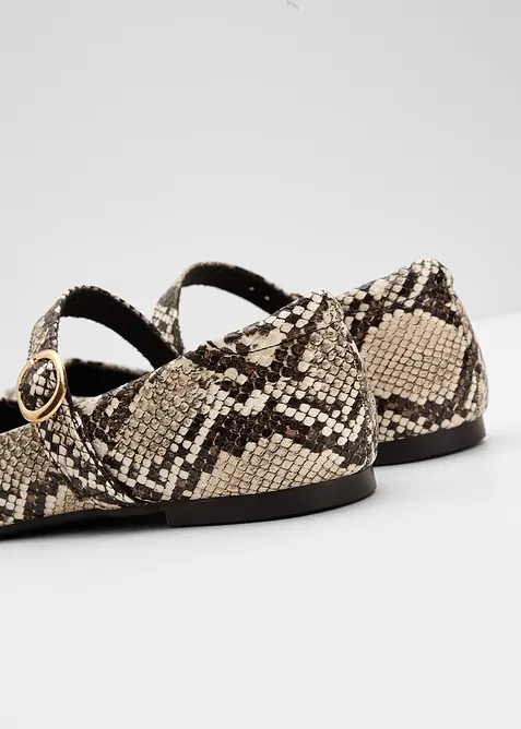 Ballerinasko med vilddjursm&ouml;nster, bonprix