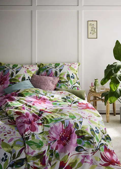 P&aring;slakanset med blomm&ouml;nster, bonprix