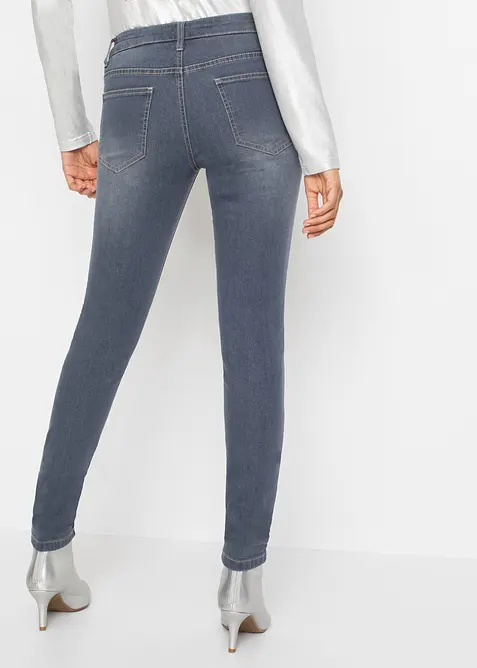 Skinny Jeans Low Waist, med stj&auml;rnor, bonprix