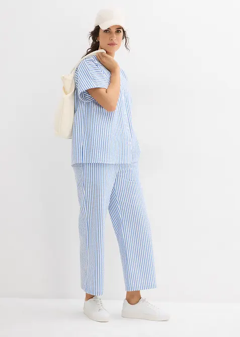 Kort&auml;rmad skjorta av b&auml;ckeb&ouml;lja, bonprix