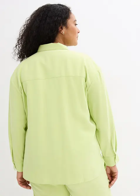 Blus i viskosmix med mjukt fall, bonprix
