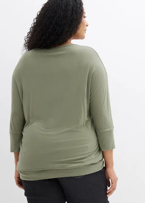 Oversizetopp av viskos med mjukt fall, bonprix