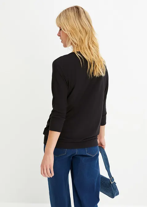 Oversizetopp av viskos med mjukt fall, bonprix
