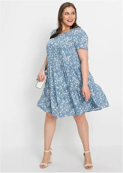 Minikl&auml;nning i f&ouml;ljsam viskos, bonprix