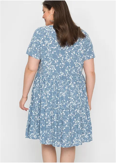 Minikl&auml;nning i f&ouml;ljsam viskos, bonprix