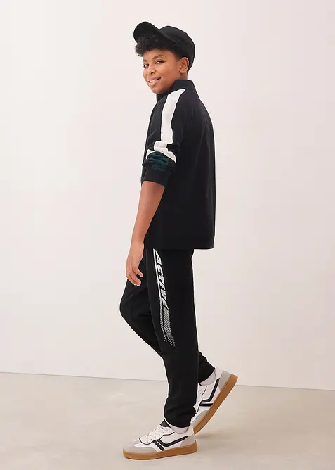 Sweatshirtjacka i ekologisk bomull, bonprix