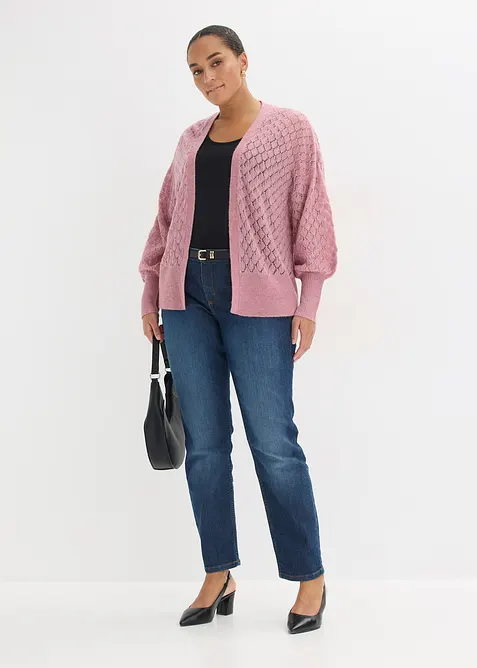 H&aring;lm&ouml;nstrad cardigan, bonprix