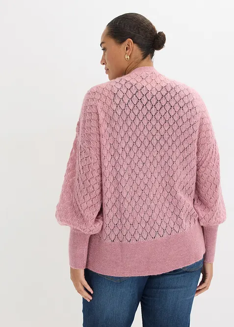 H&aring;lm&ouml;nstrad cardigan, bonprix