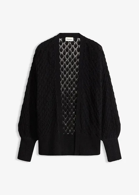 H&aring;lm&ouml;nstrad cardigan, bonprix