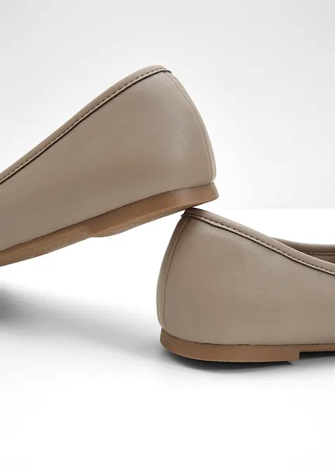 Sk&ouml;na ballerinaskor med bekv&auml;m vidd, bonprix