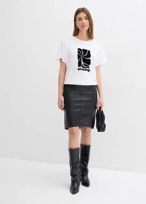 Bomullstopp med smock, bonprix