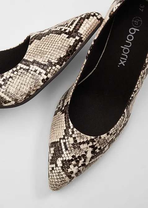 Pumps med leopardm&ouml;nster, bonprix